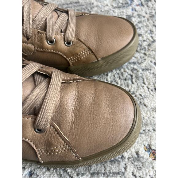 SOREL Caribou Mid Waterproof Lace Up Leather Sneaker Khaki Size 9 - Picture 4 of 16